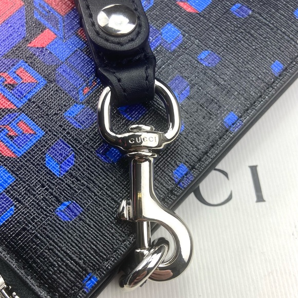 Gucci #628480 GG Supreme Space Macro-GG Pouch/Clutch - Picture 7 of 9